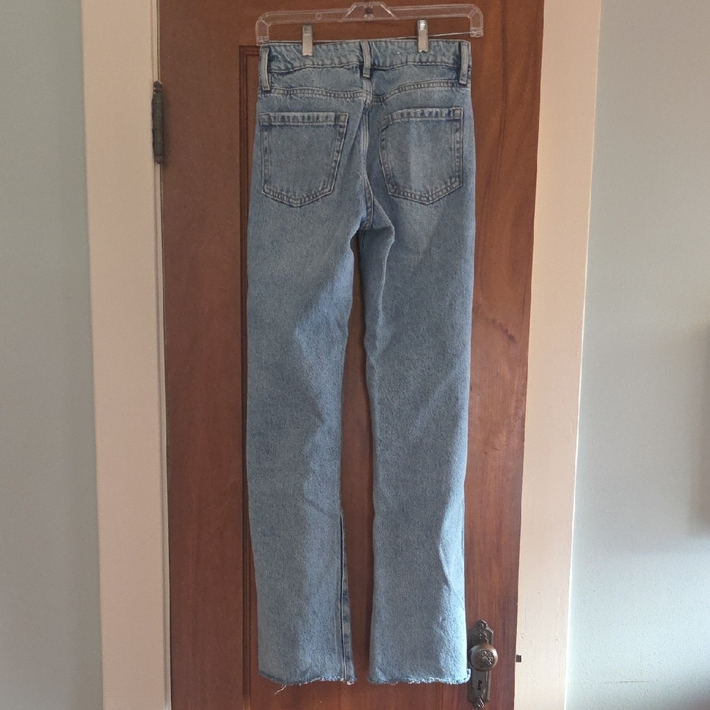 Garage Denim Blue Straight Leg Jeans - Picture 2 of 5